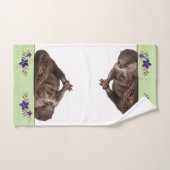Bath Wild Animals Weasels - Baby Otters Bad Handdoek (Handdoek)