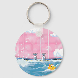 Bath Yellow Duck Sleutelhanger