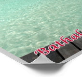 Bathala - Maldiven - Panorama - Poster (Hoek)