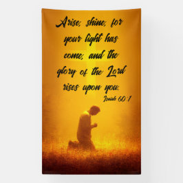 Bathed in Grace: The Light of Isaiah 60:1 Spandoek