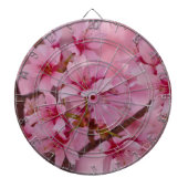 Bathed in Roze Japanse Cherry Blossom Dartbord (Voorkant)