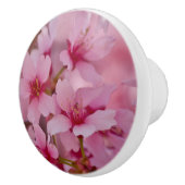 Bathed in Roze Japanse Cherry Blossom Keramische Knop (Rechts)