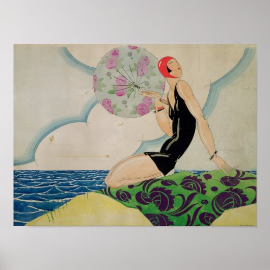 Bather, c.1925 poster (Voorkant)