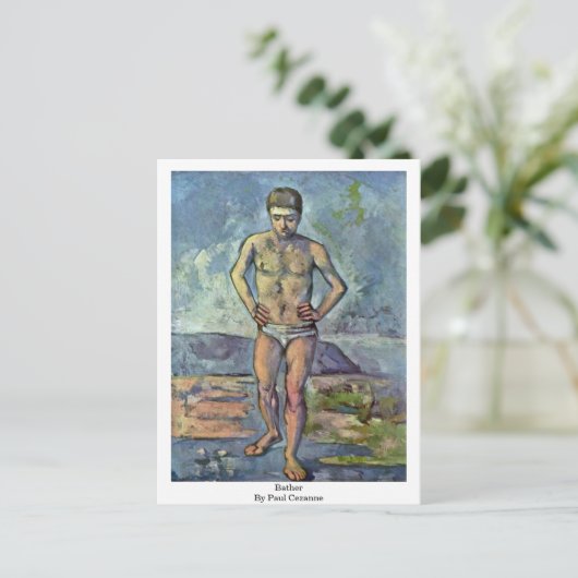 Bather door Paul Cezanne Briefkaart (Staand voorkant)