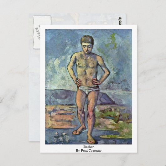 Bather door Paul Cezanne Briefkaart (Voorkant / Achterkant)