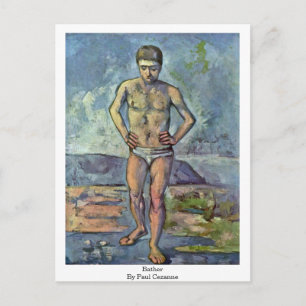 Bather door Paul Cezanne Briefkaart