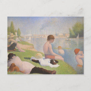 Bathers at Asnieres door Georges Seurat Briefkaart