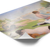 Bathers at Asnieres door Georges Seurat Foto Afdruk (Hoek)