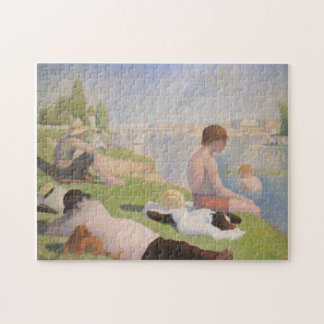 Bathers at Asnieres door Georges Seurat Legpuzzel