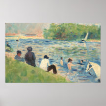 Bathers at Asnières - Georges Seurat Fine Art