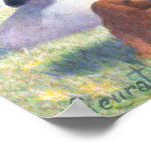 Bathers at Asnieres, Georges Seurat Poster (Hoek)