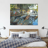 Bathers at La Grenouillere 1869, van Claude Monet Canvas Afdruk (Insitu (Slaapkamer))
