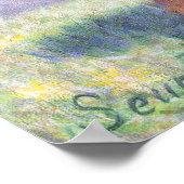 Bathers bij Asnières schilderij van Georges Seurat Poster (Hoek)