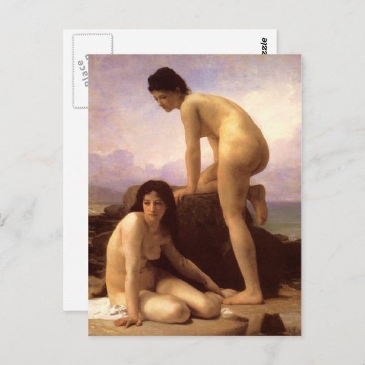 Bathers - Bouguereau Briefkaart (Voorkant / Achterkant)