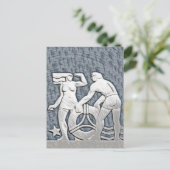 Bathers Briefkaart (Staand voorkant)