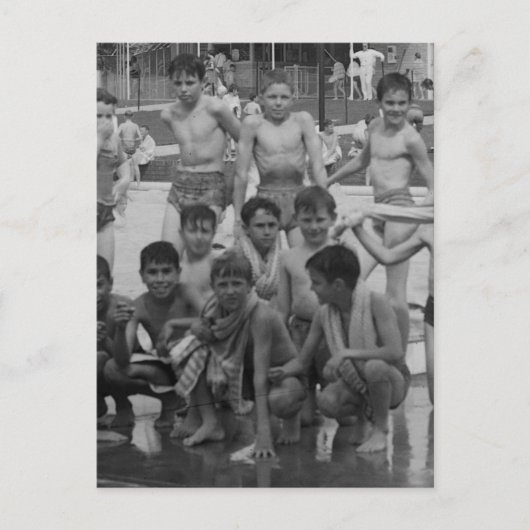 Bathers Briefkaart (Voorkant)