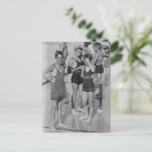 Bathers Briefkaart uit de jaren 20 (Staand voorkant)