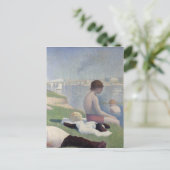 Bathers Georges Seurat Neo Impressionist Painting Briefkaart (Staand voorkant)