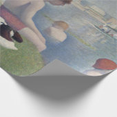Bathers Georges Seurat Neo Impressionist Painting Cadeaupapier (Hoek)