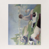 Bathers Georges Seurat Neo Impressionist Painting Legpuzzel (Verticaal)