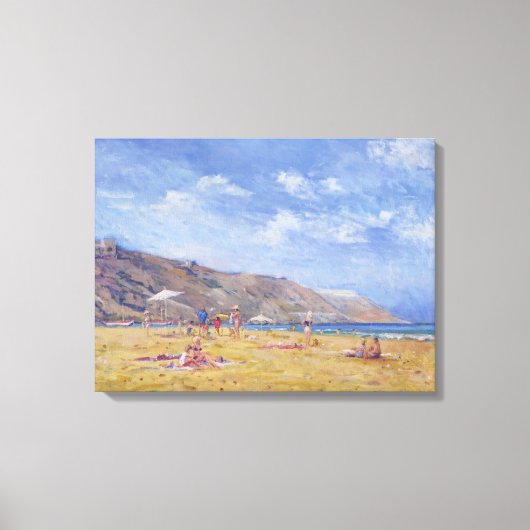 Bathers Gozo Canvas Afdruk (Voorkant)