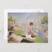 Bathers in Asnieres Briefkaart (Voorkant / Achterkant)