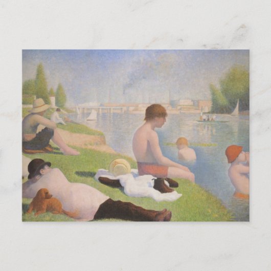 Bathers in Asnieres Briefkaart (Voorkant)