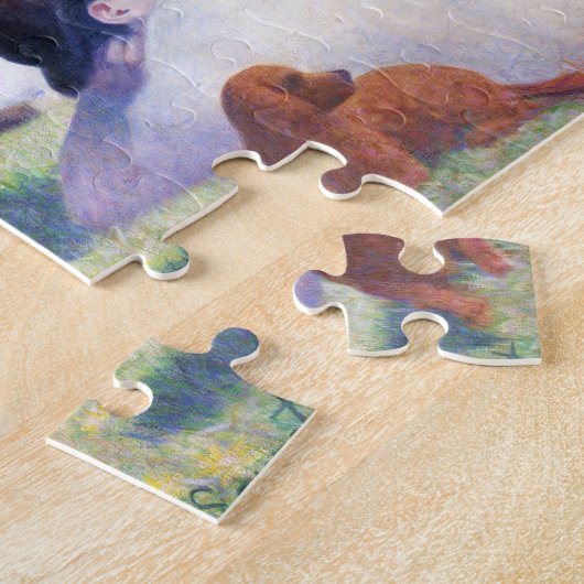 Bathers in Asnieres, Seurat Legpuzzel (Zijkant)