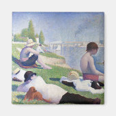 Bathers in Asnieres, Seurat Magneet (Voorkant)