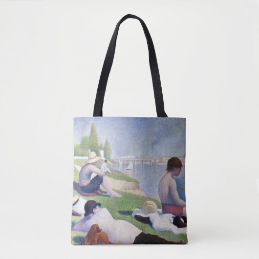 Bathers in Asnieres, Seurat Tote Bag (Voorkant)