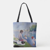 Bathers in Asnieres, Seurat Tote Bag (Achterkant)
