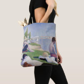 Bathers in Asnieres, Seurat Tote Bag (Dichtbij)