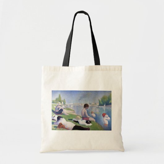 Bathers in Asnieres, Seurat Tote Bag (Voorkant)