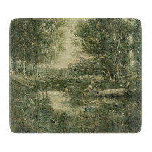 Bathers in Green Woodland Landscape ( kunst)
