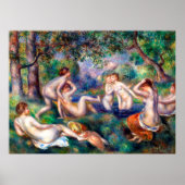 Bathers in het bos poster (Voorkant)
