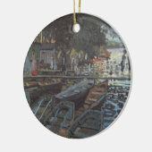 Bathers in La Grenouillère by Claude Monet Keramisch Ornament (Links)