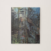 Bathers in La Grenouillère by Claude Monet Legpuzzel (Verticaal)