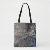 Bathers in La Grenouillère by Claude Monet Tote Bag (Voorkant)