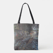 Bathers in La Grenouillère by Claude Monet Tote Bag (Achterkant)