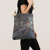 Bathers in La Grenouillère by Claude Monet Tote Bag (Dichtbij)