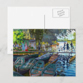 Bathers in La Grenouillere Claude Monet Briefkaart (Voorkant / Achterkant)
