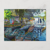 Bathers in La Grenouillere Claude Monet Briefkaart (Voorkant)