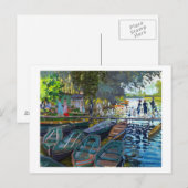 Bathers in La Grenouillere Claude Monet Briefkaart (Voorkant / Achterkant)