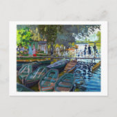 Bathers in La Grenouillere Claude Monet Briefkaart (Voorkant)