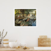 Bathers in La Grenovilliere Poster (Keuken)
