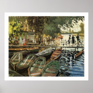 Bathers in La Grenovilliere Poster