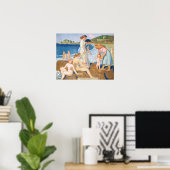 Bathers in Perros Guirec Maurice Denis Painting Poster (Thuiskantoor)