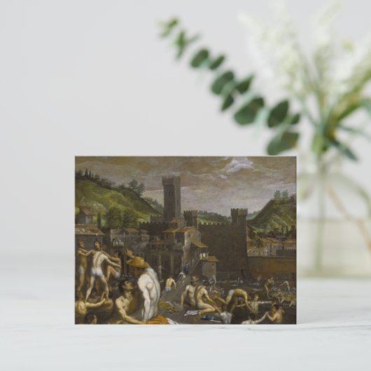 Bathers in San Niccolo Briefkaart (Staand voorkant)