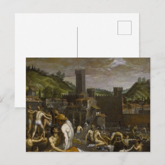 Bathers in San Niccolo Briefkaart (Voorkant / Achterkant)
