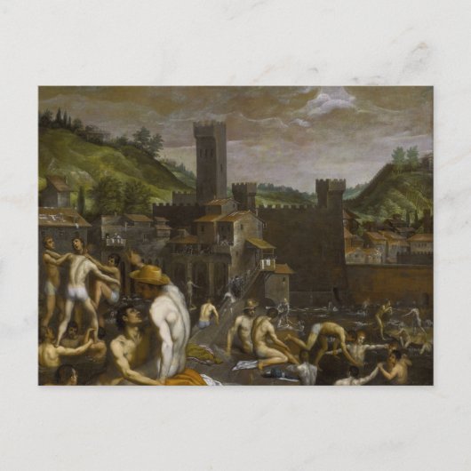 Bathers in San Niccolo Briefkaart (Voorkant)